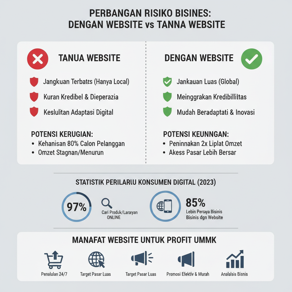 Risiko Bisnis Tidak Memiliki Website: Tantangan UMKM di Era Digital - image 2
